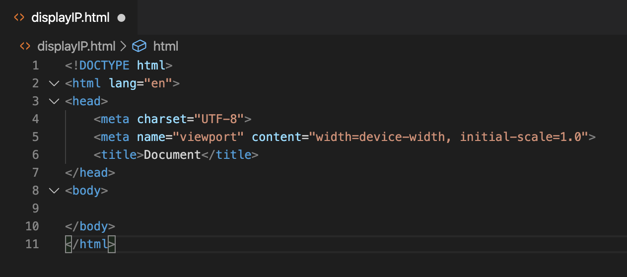 Display IP address – Computer and Languages