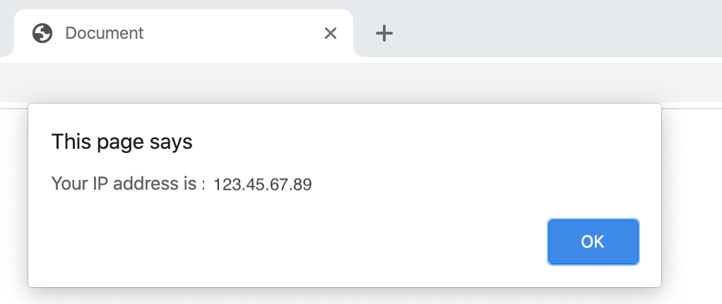 Display IP address – Computer and Languages